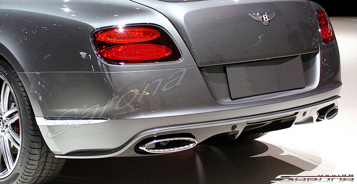 Custom Bentley GT  Coupe Rear Add-on Lip (2011 - 2015) - Call for price (Part #BT-003-RA)